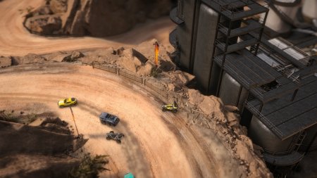 Скриншот из игры: Mantis Burn Racing (2016)